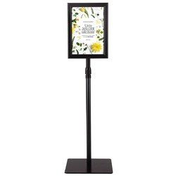 8.5" x 11" Aluminum Adjustable Pedestal Poster Stand Holder